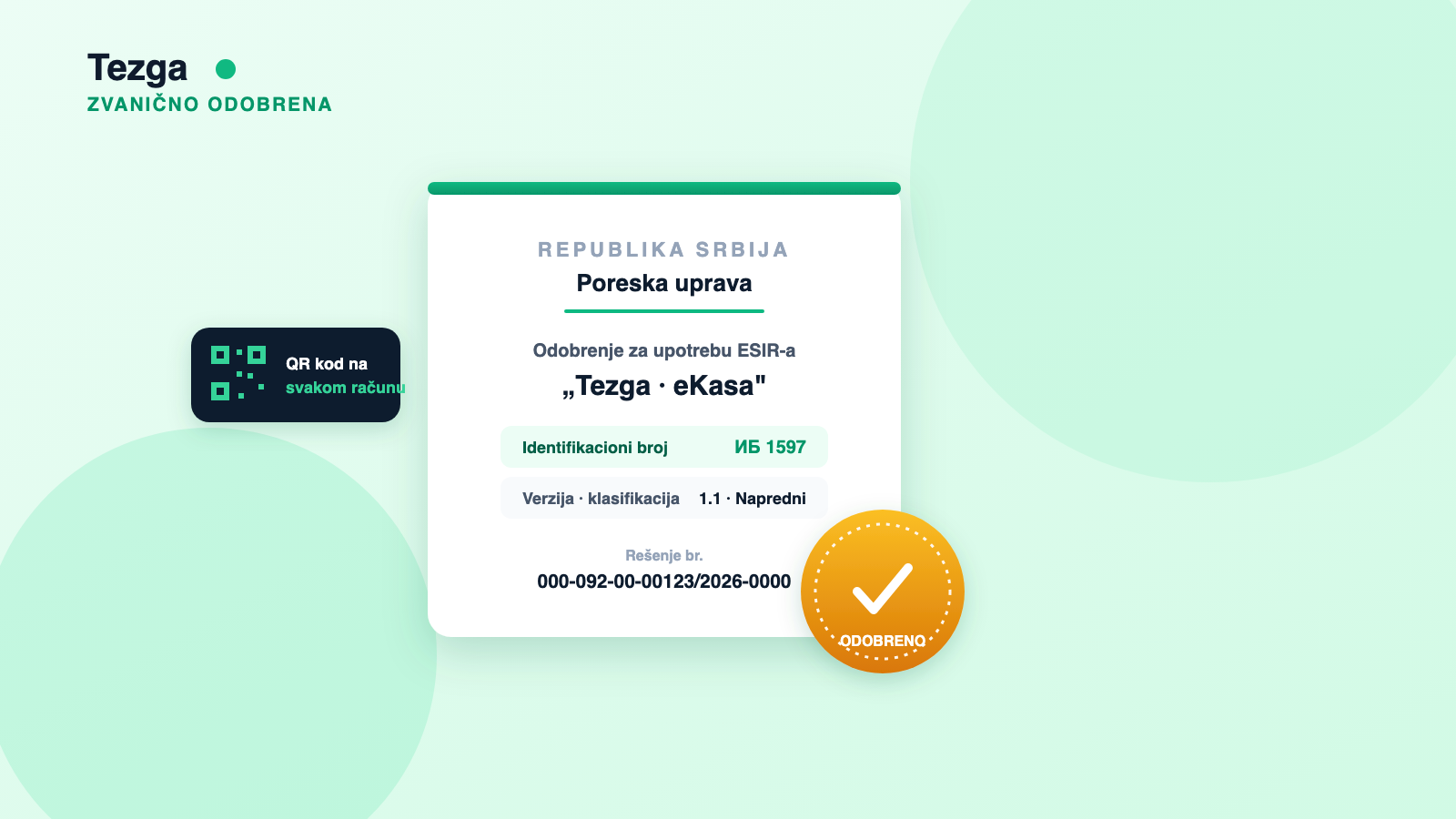 Tezga eKasa: jedna od najpametnijih web kasa u Srbiji, sada i zvanično odobrena