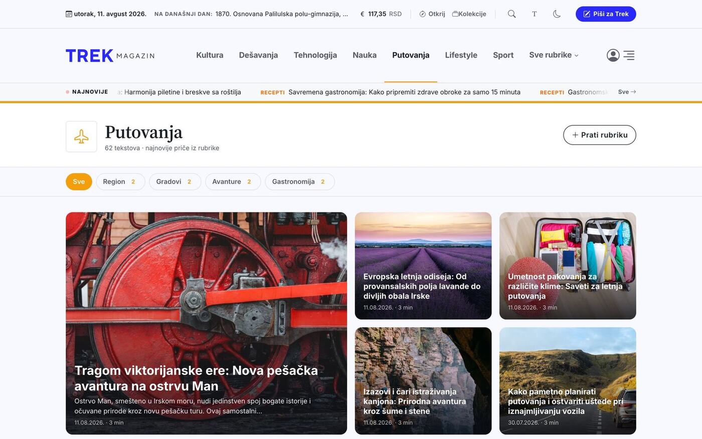 Prikaz magazina na računaru